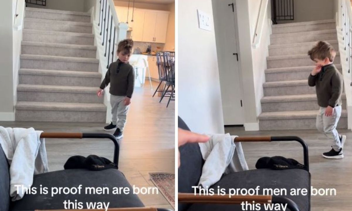 Μαμά αποδεικνύει ότι τα αγόρια μοιάζουν στον πατέρα τους
