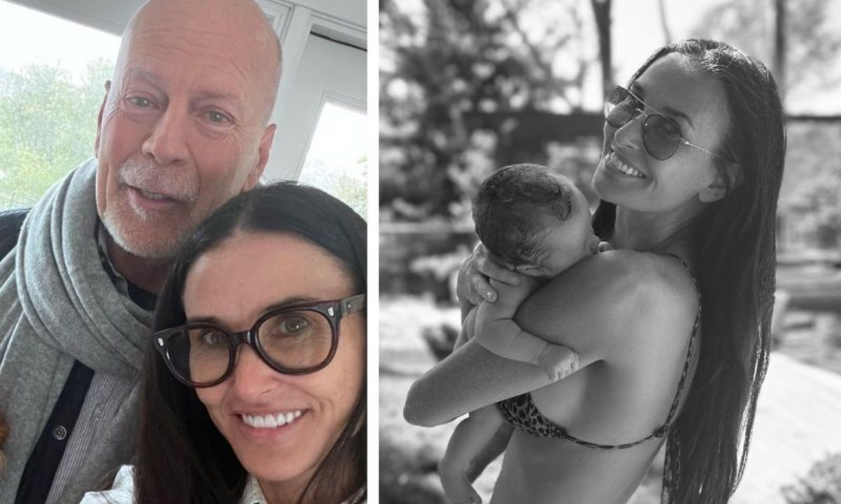 Bruce Willis - Demi Moore: Αγκαλιά με την εγγονή τους