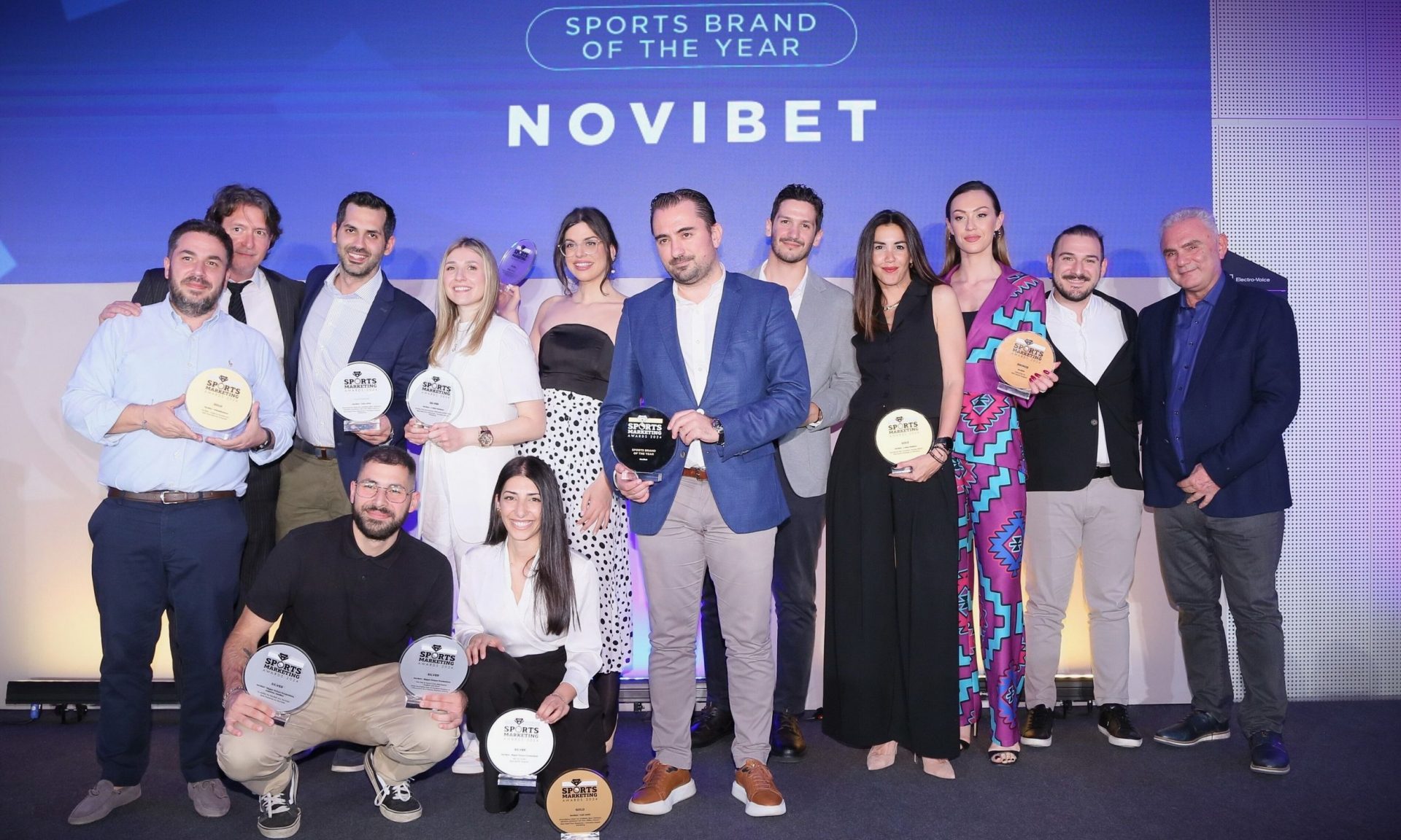 Novibet: Sports Brand of the Year στα “Sports Marketing Awards 2024”, με 12 βραβεία