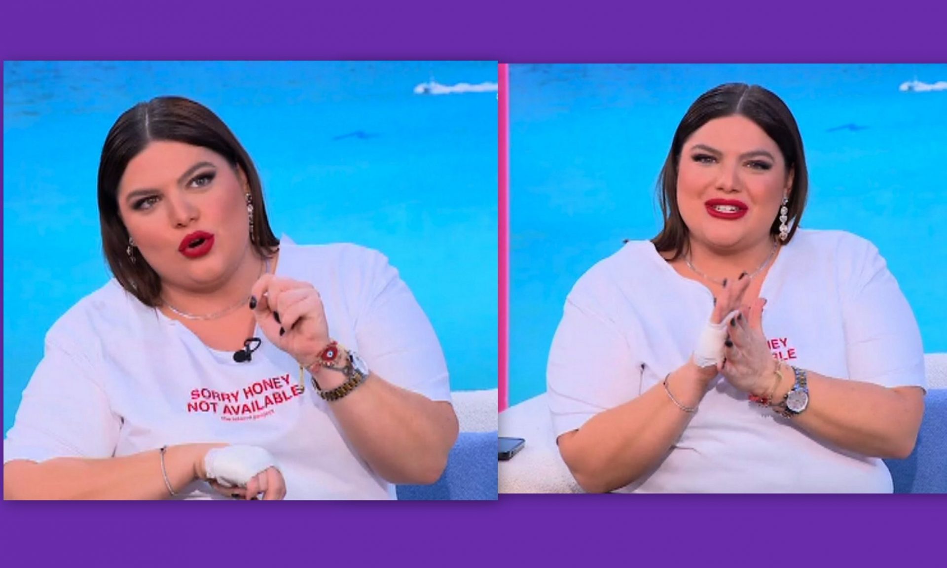 Ατύχημα για την Δανάη Μπάρκα - Κατακόπηκα παιδιά! Μου είπαν να πάω για ράμματα, αλλά...