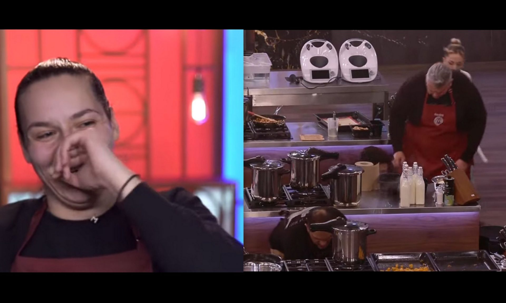 MasterChef: Επική τούμπα από τη Μαρία - «Θα το δείξουν αυτό ε; Γέλασα παρόλο που πόνεσα»