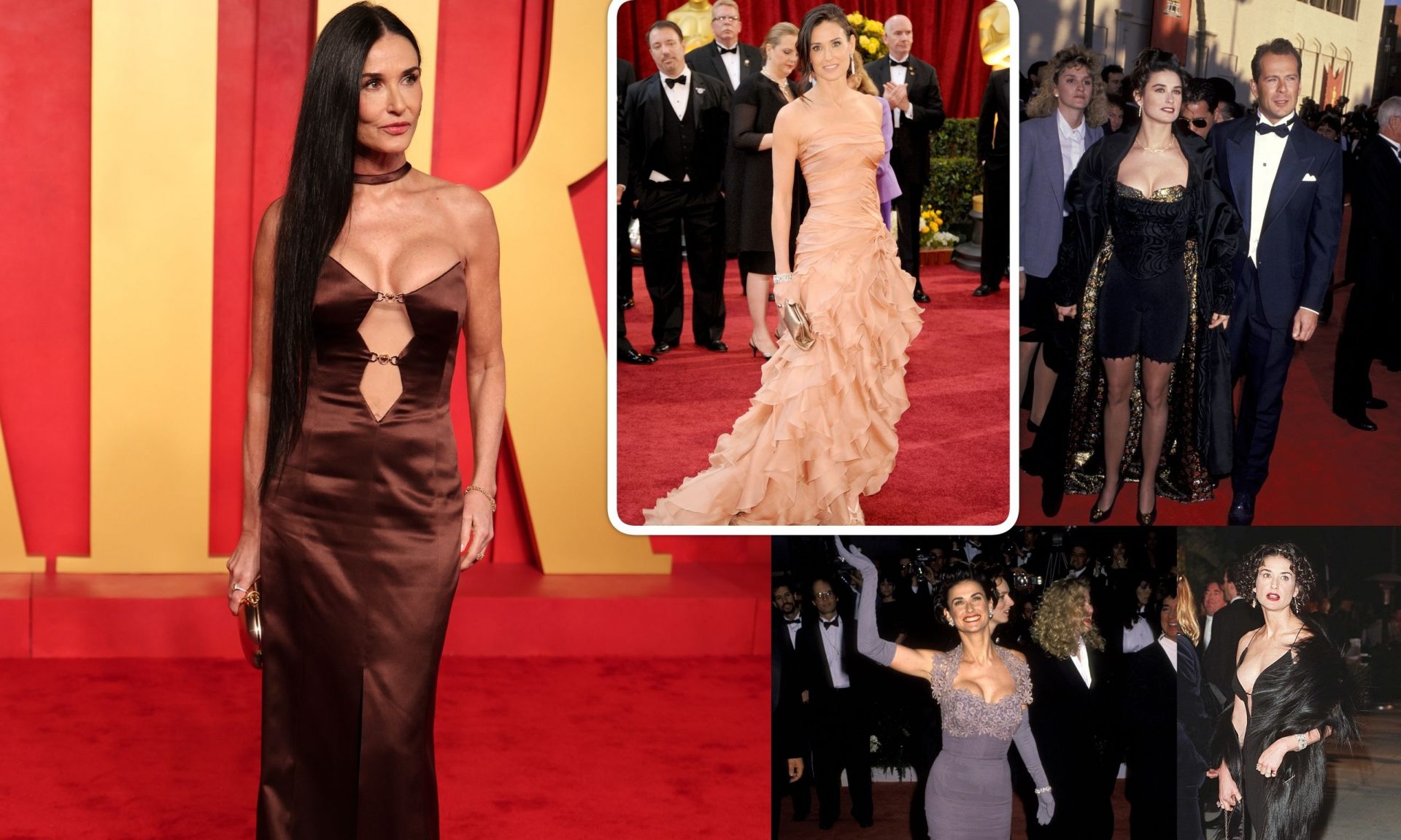 Όσκαρ 2025: Οι φορές που η Ντέμι Μουρ περπάτησε στο κόκκινο χαλί των βραβείων, όχι πάντα με επιτυχία