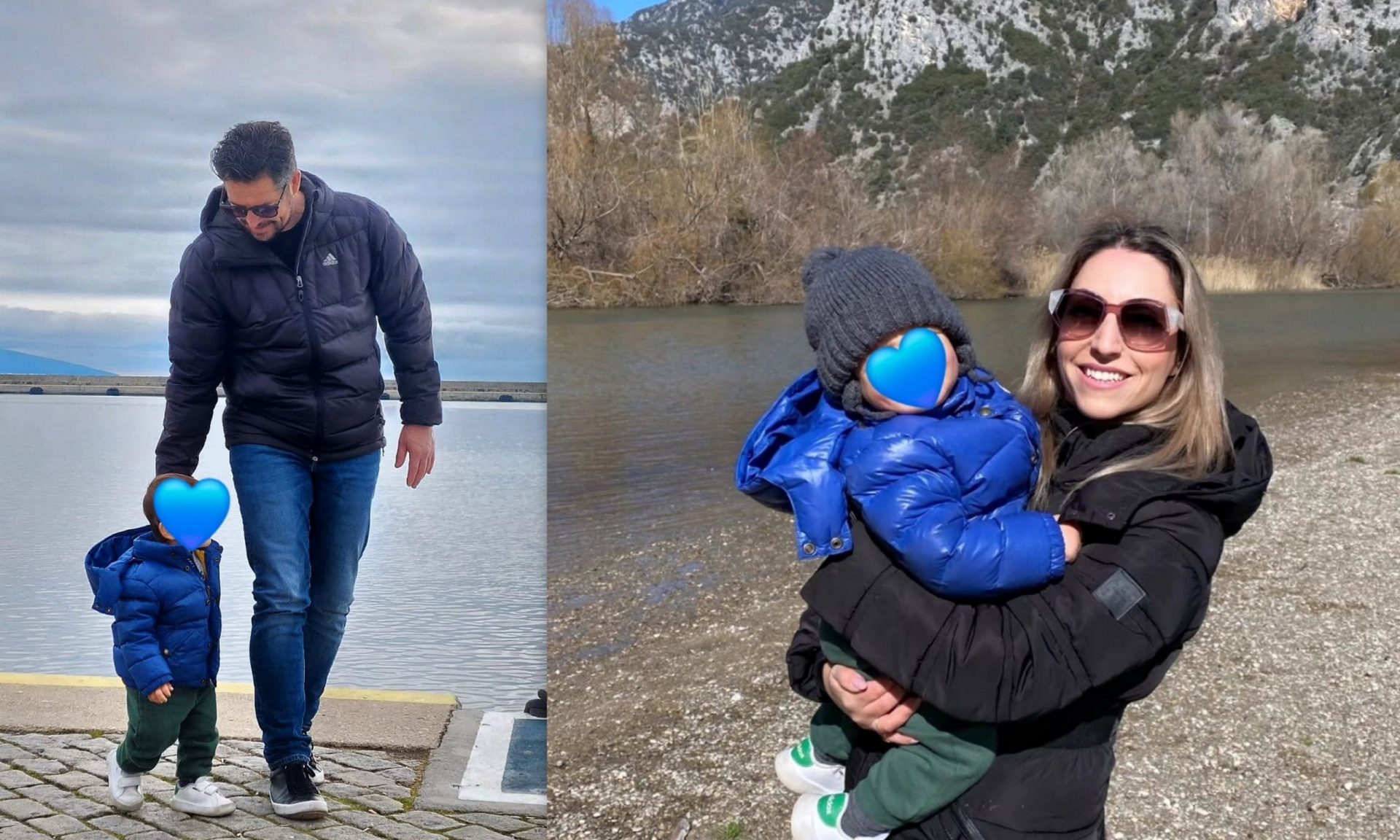 Απόστολος Ρουβάς - Φανή Γιαβρίδου: Μοναδικά στιγμιότυπα από το ταξίδι με τον γιο τους, Αλκίνοο