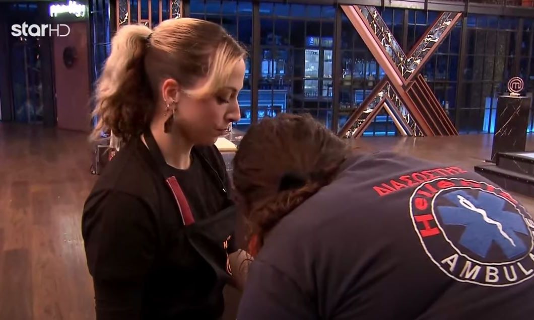 MasterChef: Ατύχημα στη δοκιμασία - Έτρεξε στο πλατό η διασώστρια