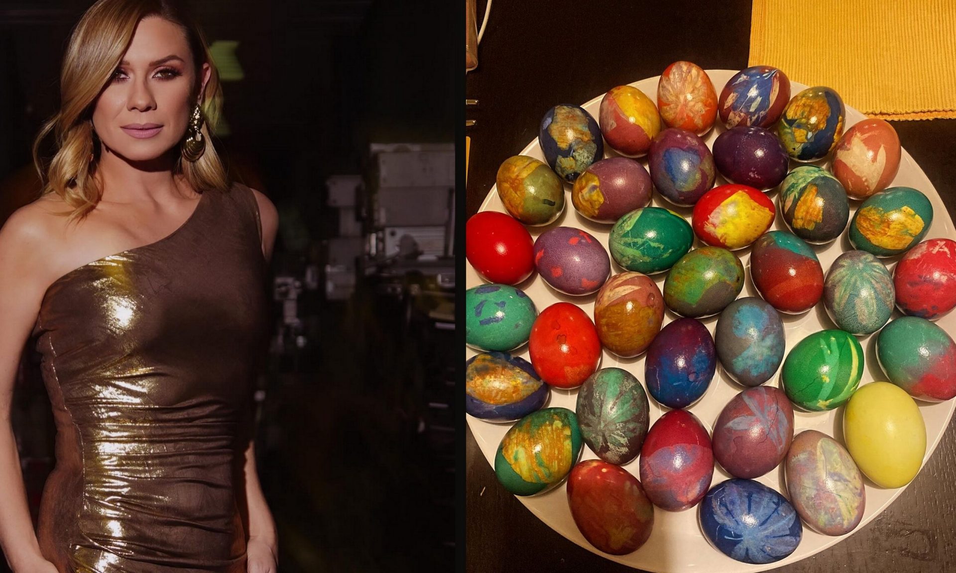 Καραβάτου: Καρέ καρέ η διαδικασία βαψίματος των αυγών με την Αέλια και τον Αρίωνα