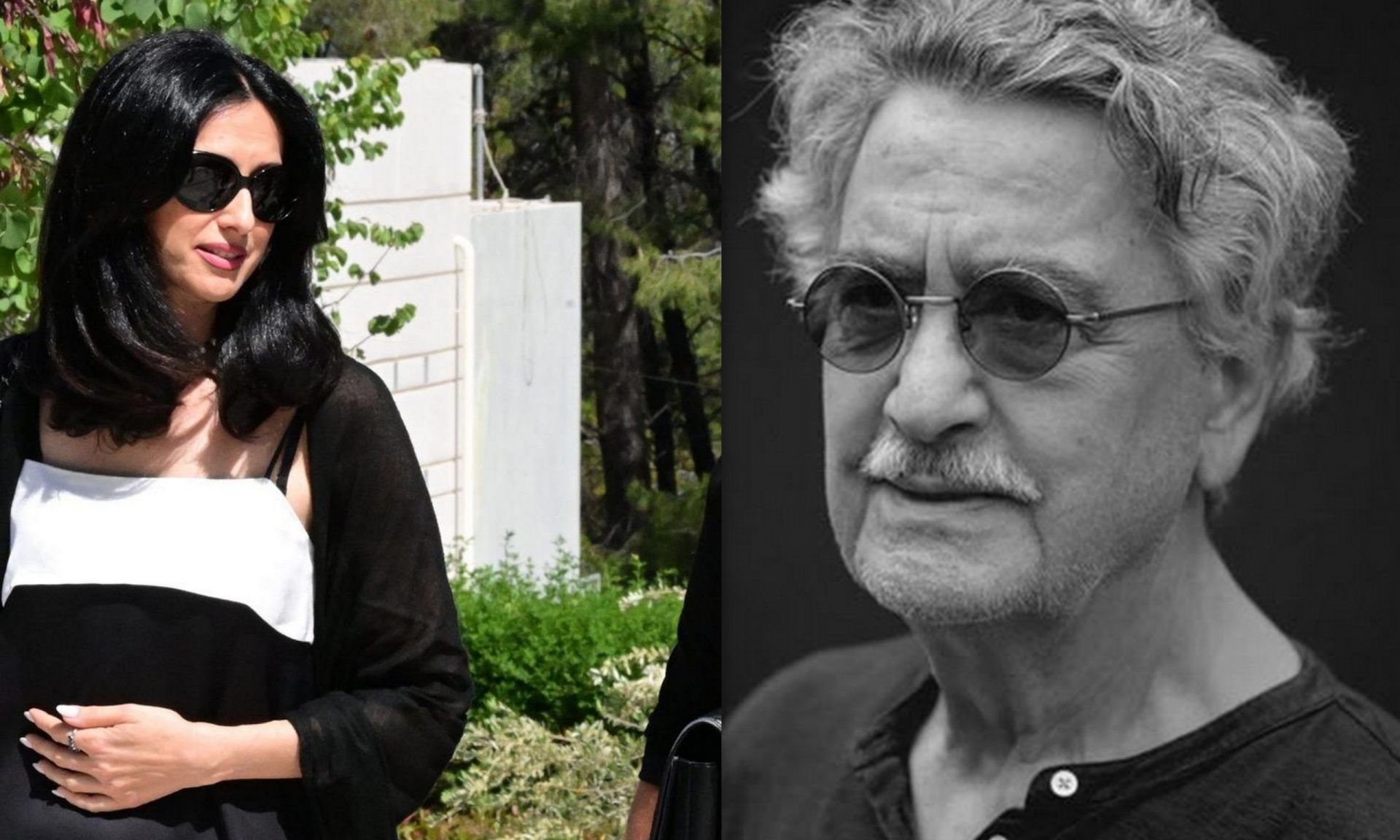 Κηδεία Νίκου Γαλανού: Ράκος η τελευταία του σύντροφος, Έλενα Σαγανά στο τελευταίο αντίο στον ηθοποιό