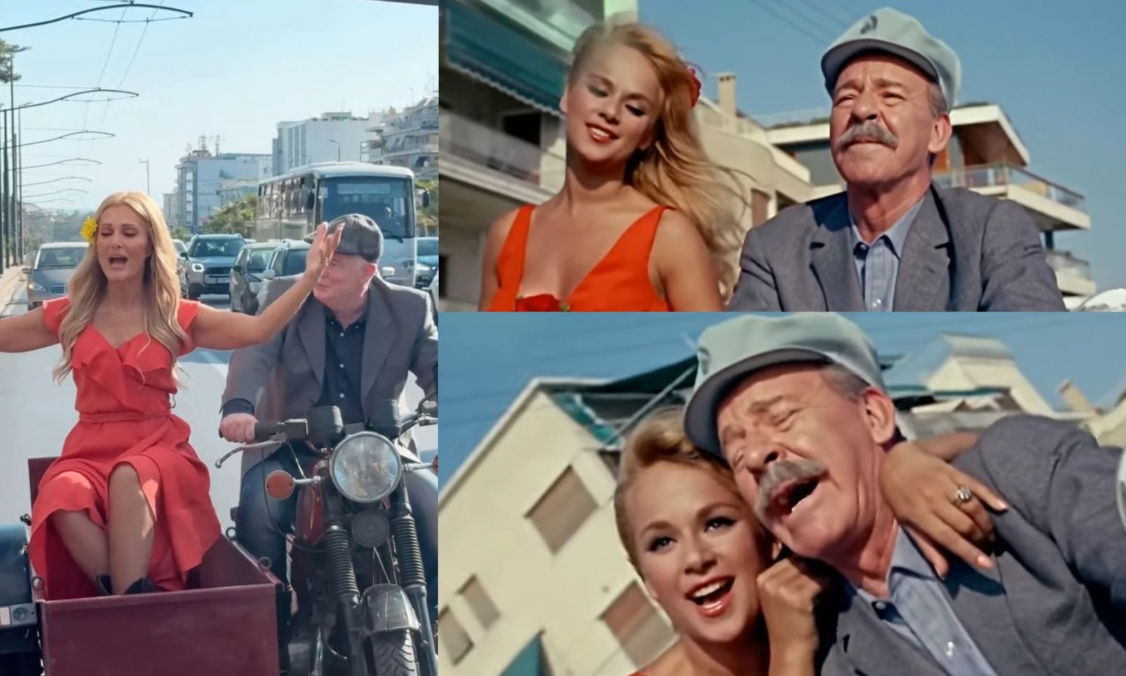 Τσάρκα στην Αθήνα - Η Νατάσα Θεοδωρίδου «ντύθηκε» Αλίκη Βουγιουκλάκη και προκάλεσε πανικό στο κέντρο