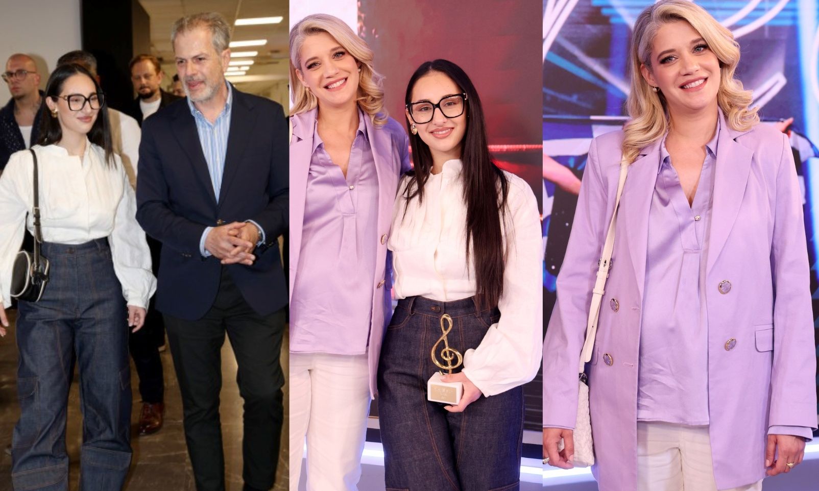 Eurovision: H βράβευση της Klavdia από την ΕΡΤ & η πρώτη δημόσια εμφάνιση της εγκυμονούσας Θεωνά