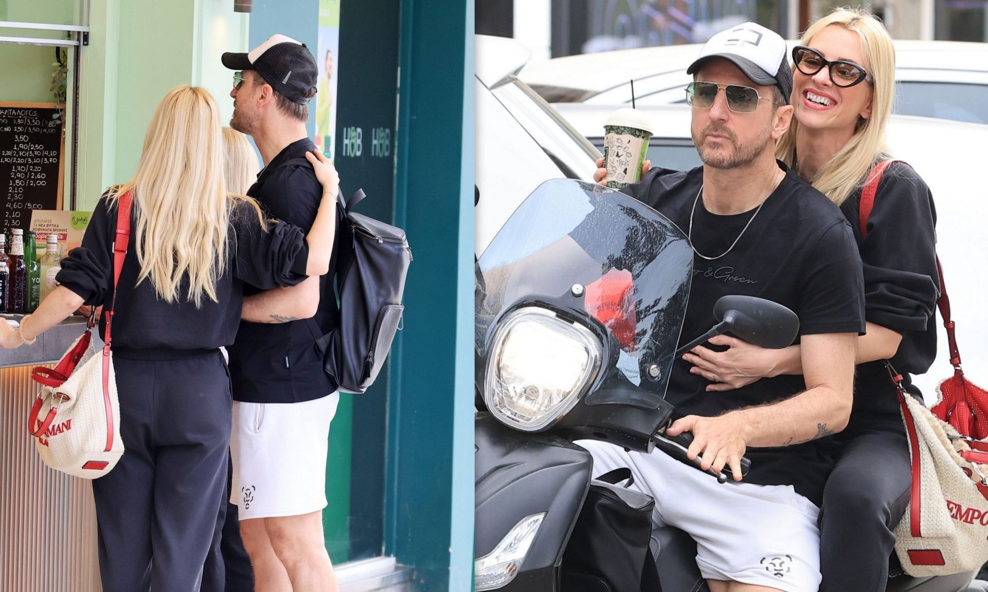 Κώστας Καραφώτης - Κάτια Μάνου: Ερωτευμένοι και... μηχανόβιοι, ακριβώς έναν χρόνο μετά τον γάμο τους