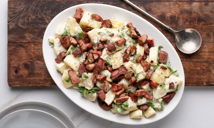 Πατατοσαλάτα με απάκι από τον Άκη Πετρετζίκη!