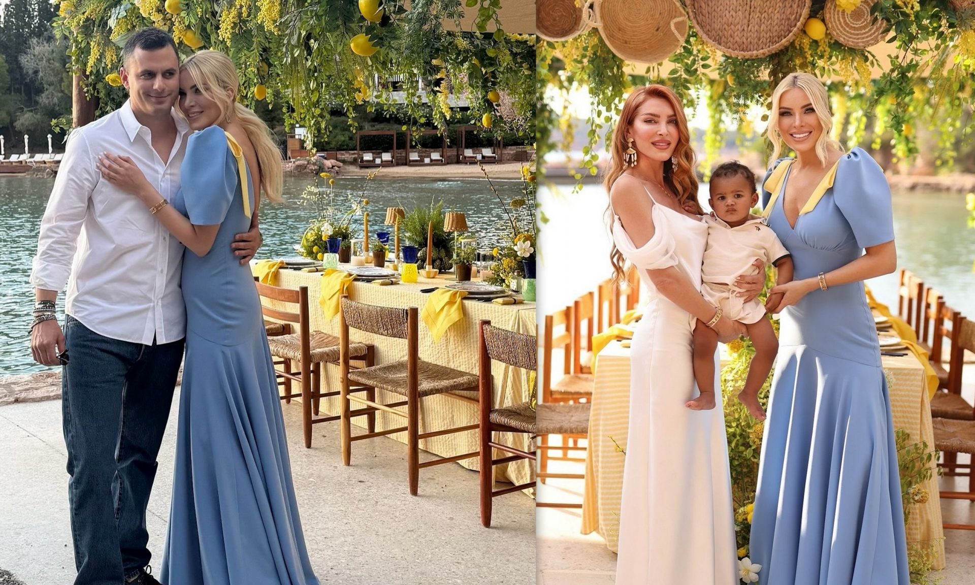 Η Κατερίνα Καινούργιου έγινε νονά και αυτό είναι το φωτογραφικό άλμπουμ της βάφτισης