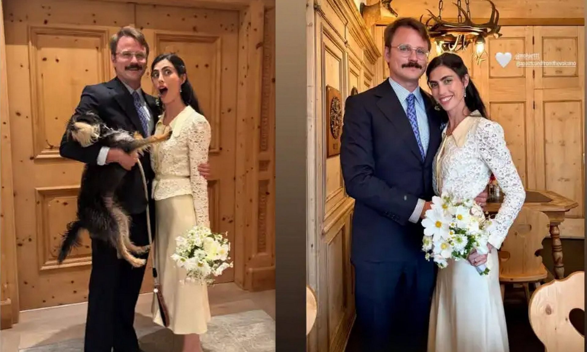 Νικόλας Νιάρχος – Μαλού Ντάλα Πίκολα: Τα πρώτα στιγμιότυπα από τον πολιτικό γάμο τους στην Ελβετία