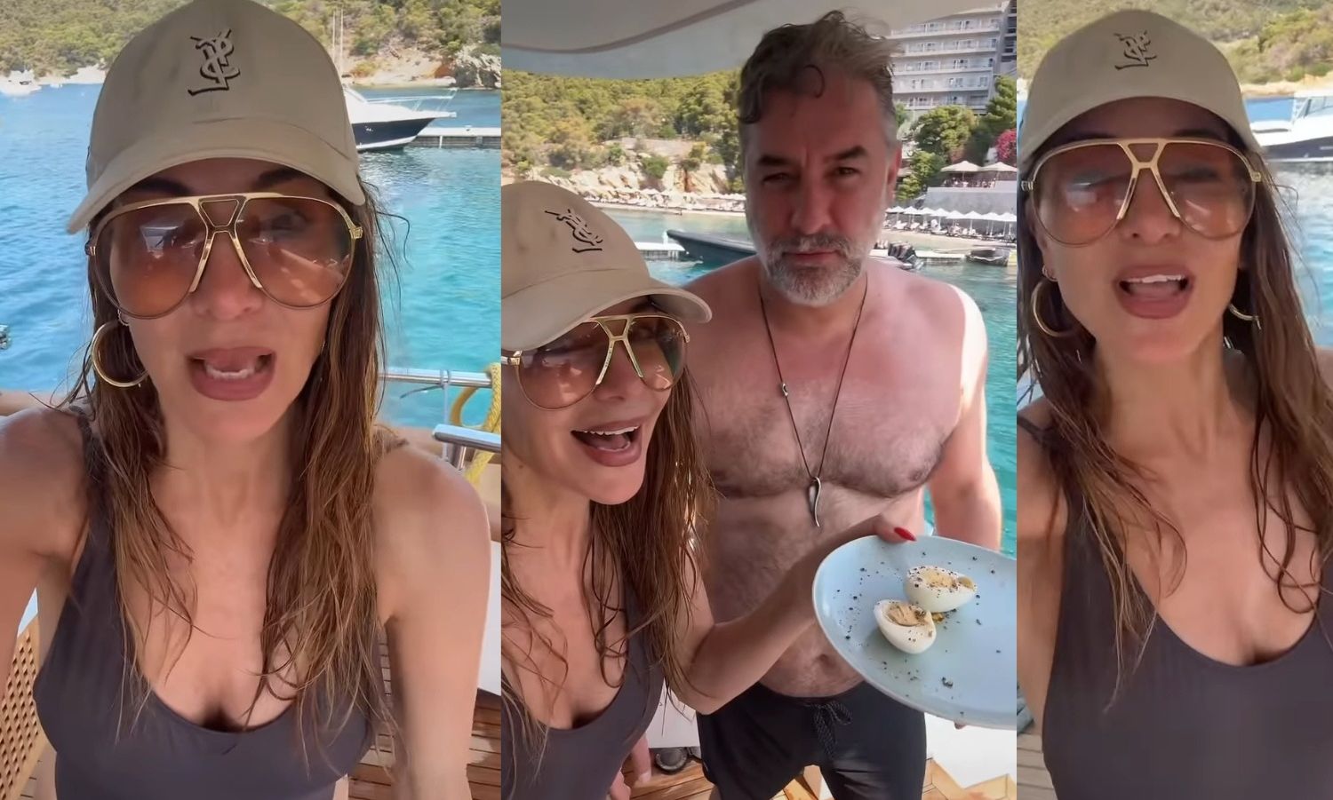 «Ποια άλλη θα έκανε για εσένα όλα αυτά;» - H αφιέρωση της Βανδή στον Μπισμπίκη μέσα στο σκάφος