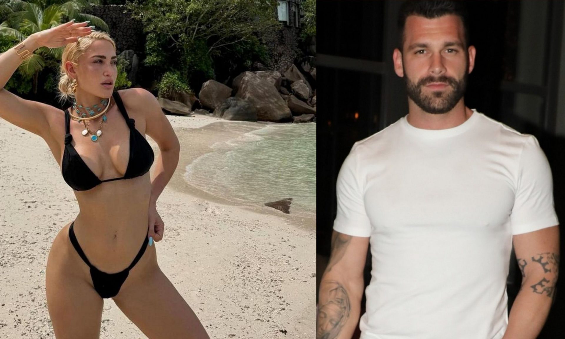 Ιωάννα Τούνη – Στάθης Σχίζας: Οι εικόνες με τα διαχυτικά ενσταντανέ σε κλαμπ της Μυκόνου