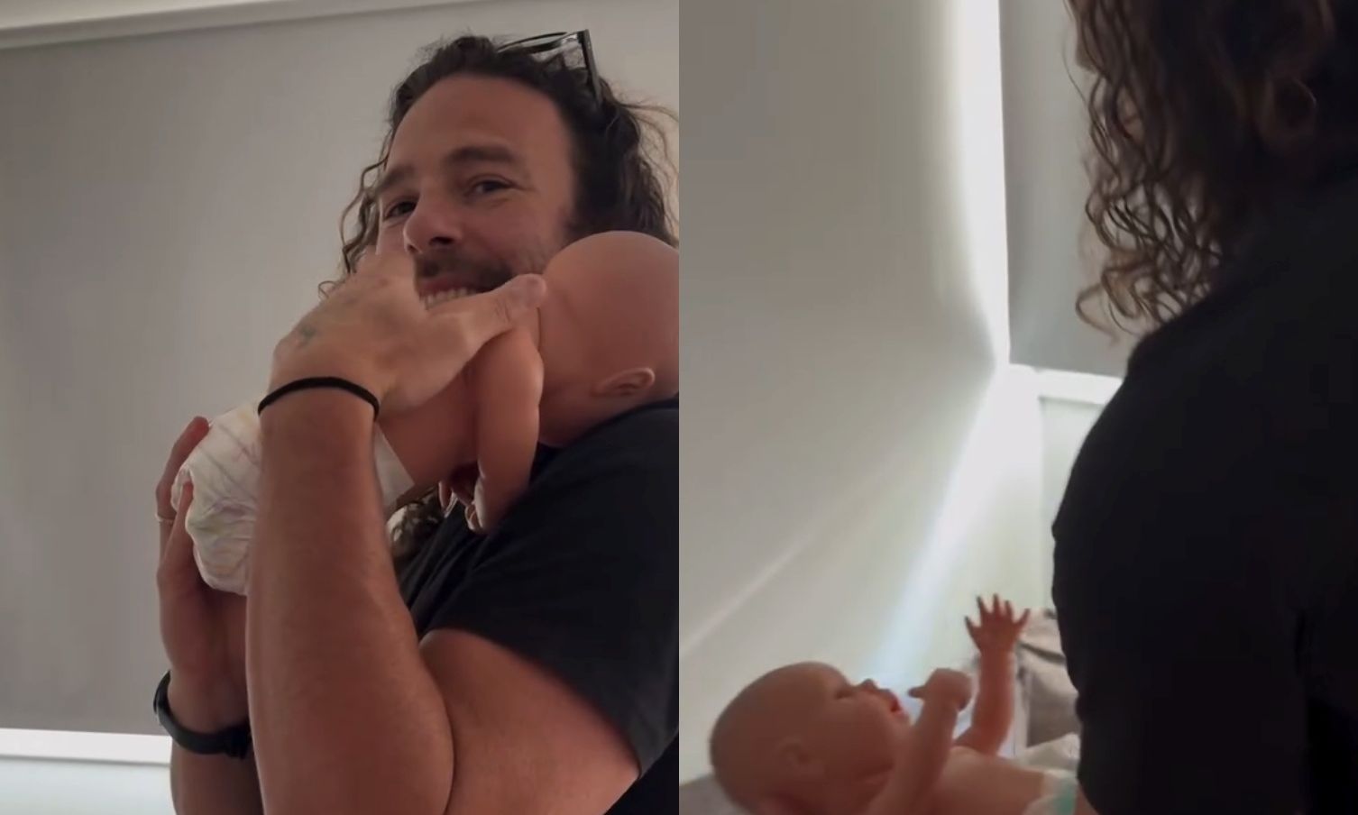 Γρηγόρης Μόργκαν: Ο σύζυγος της Ευρυδίκης Βαλαβάνη έκανε μαθήματα για το μωρό τους