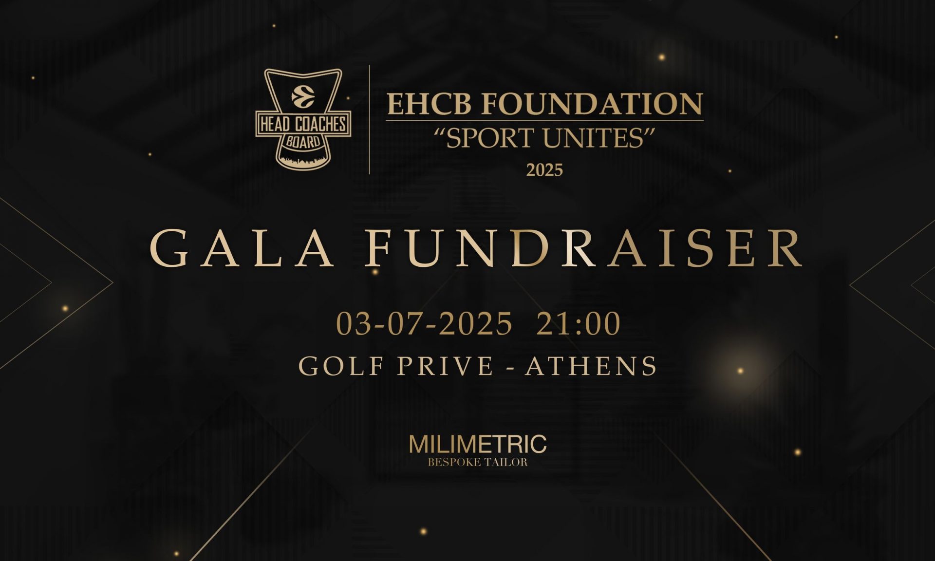 H Ένωση Προπονητών της Ευρωλίγκας παρουσιάζει το Ίδρυμα της και το φιλανθρωπικό Γκαλά της EHCB