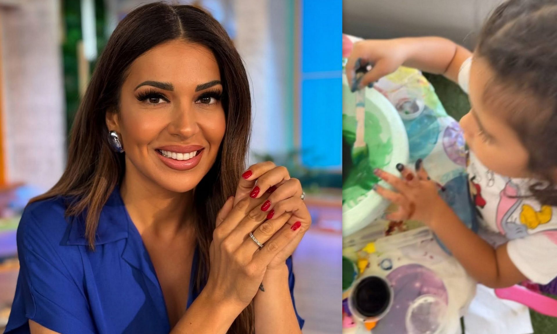 Ελένη Χατζίδου: Η κόρη της Μελίτα είναι μία μικρή ζωγράφος– Έτσι περνούν τα πρωινά τους μαμά & κόρη!