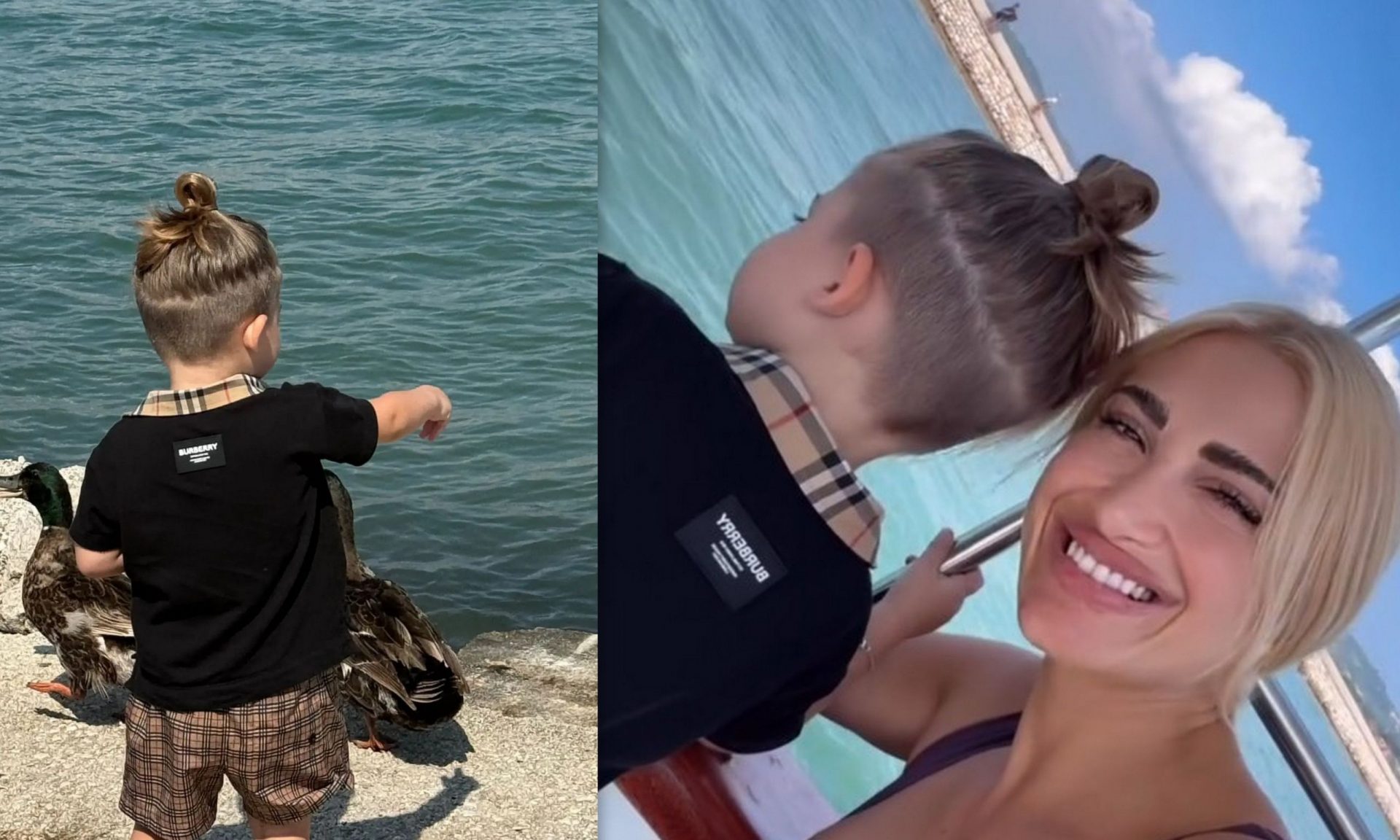 Ιωάννα Τούνη: Καρέ καρέ το ταξίδι της στην Κέρκυρα με τον γιο της, Πάρη