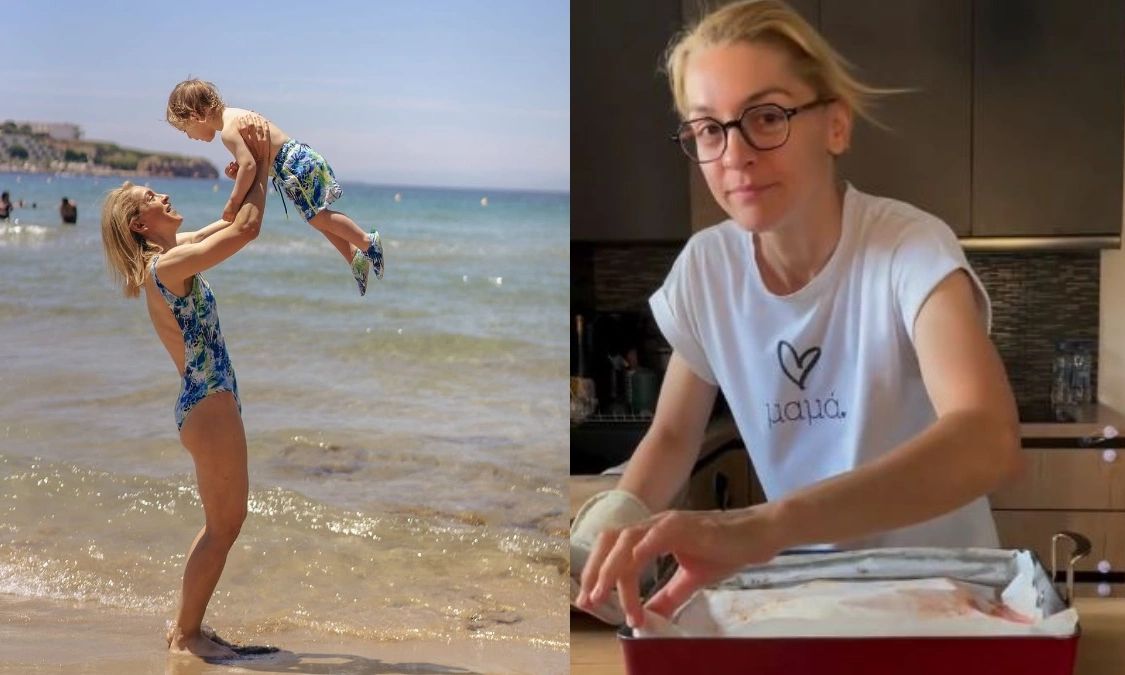 Γιούλικα Σκαφιδά: Full time μαμά! Μπήκε στην κουζίνα της και έφτιαξε το must φαγητό του καλοκαιριού