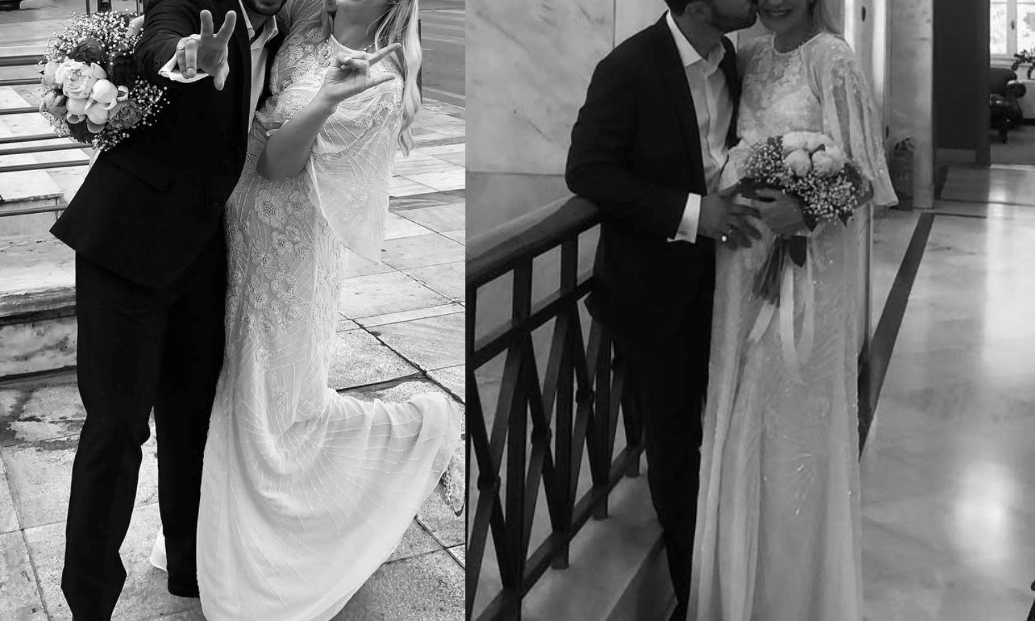 Παντρεύτηκαν και μοιράστηκαν για πρώτη φορά φωτογραφίες από τον γάμο τους