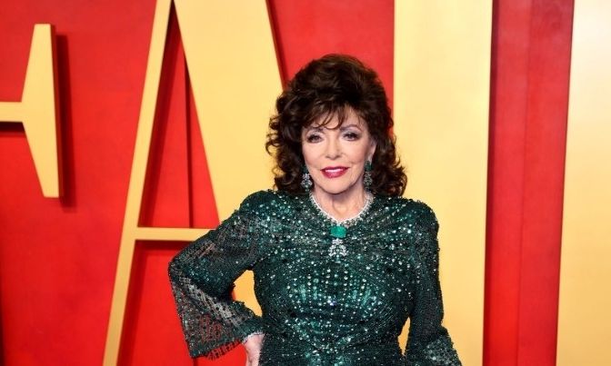 Η 92χρονη Τζόαν Κόλινς έκανε λαμπερή δημόσια εμφάνιση & μάλιστα με γοητευτικό συνοδό!