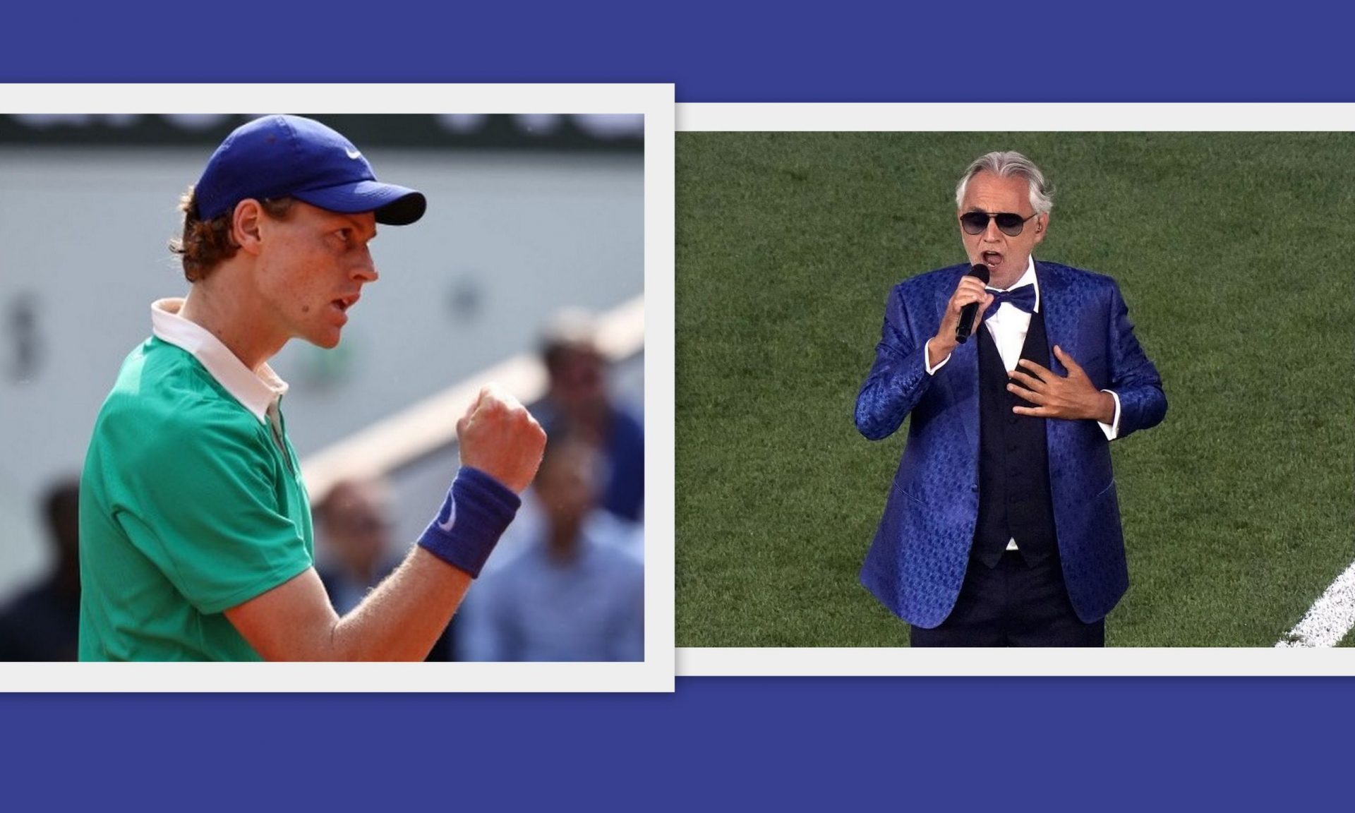 «Polvere e Gloria»: Ντουέτο-έκπληξη του Αντρέα Μποτσέλι με τον κορυφαίο τενίστα Γιανίκ Σίνερ