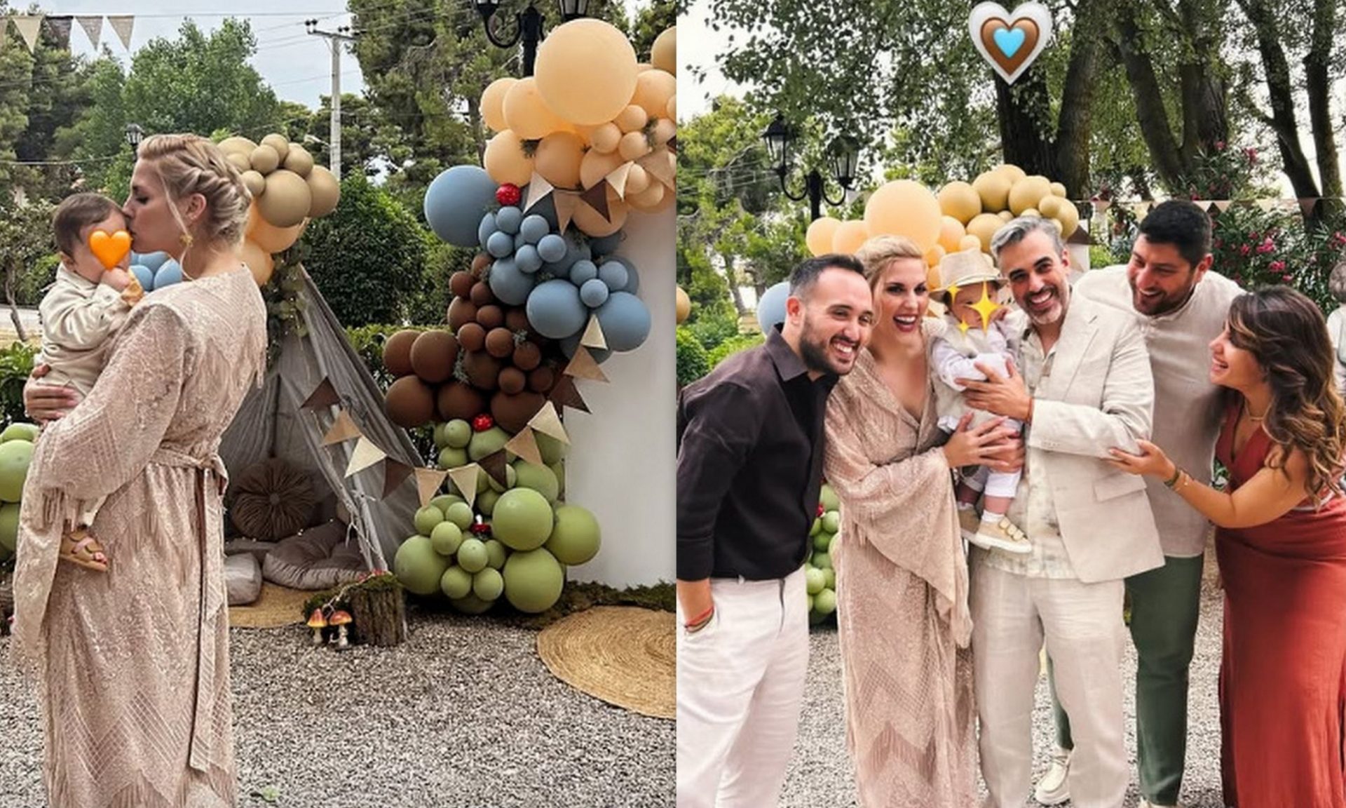 Η Μαντώ Γαστεράτου βάπτισε τον γιο της – Οι πρώτες εικόνες από την τελετή