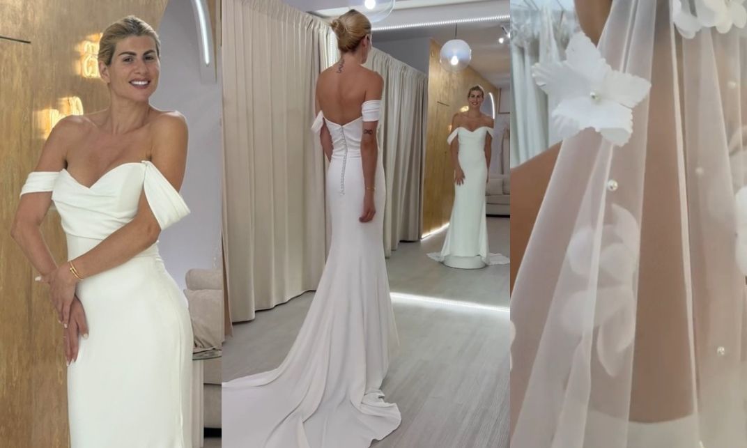 Ευρυδίκη Παπαδοπούλου: Καρέ καρέ η πρόβα νυφικού της πριν από τον γάμο