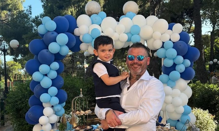 Διονύσης Αλέρτας: Βάπτισε τον 3,5 ετών γιο του, Μάξιμο στην Κηφισιά – Οι τρυφερές στιγμές!