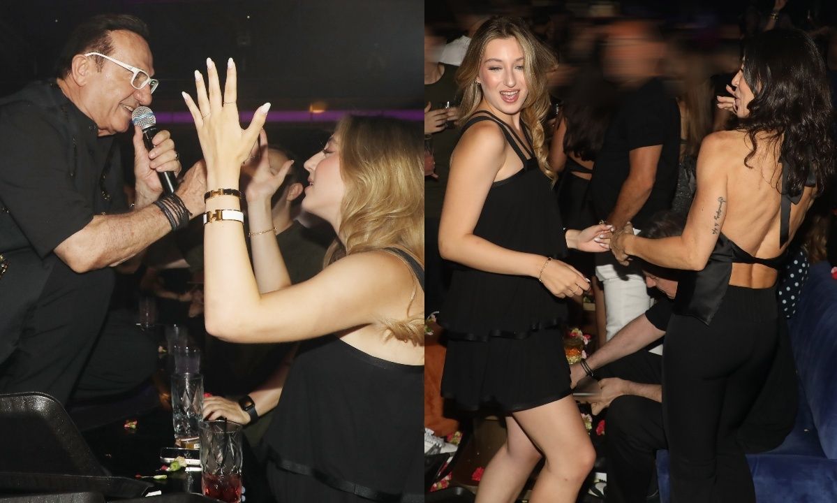 Ηλέκτρα Διονυσίου: Η καλλονή κόρη του Άγγελου σε σπάνια έξοδο με τους γονείς της στα μπουζούκια