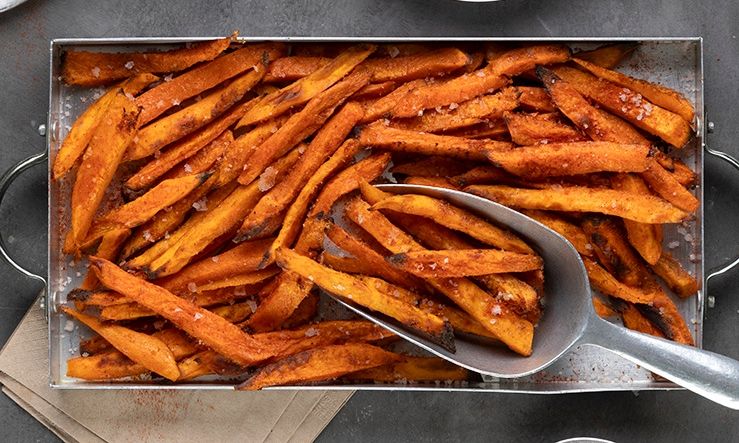 Τηγανητές γλυκοπατάτες στο air fryer από τον Άκη Πετρετζίκη!