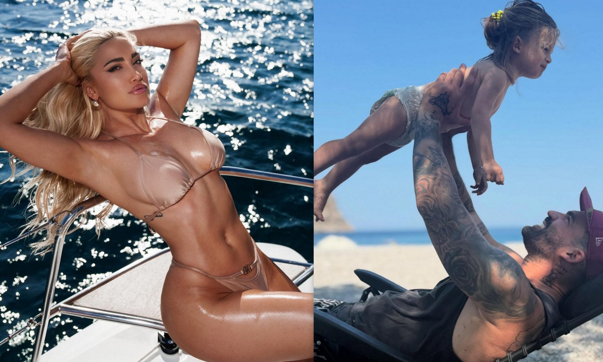 Η Τούνη σε υπερπολυτελέστατο ξενοδοχείο στην Αντίπαρο & ο Αλεξάνδρου με τον γιο τους στη Σαντορίνη