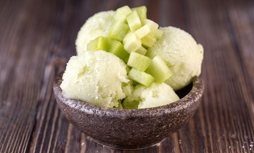 Σορμπέ πεπόνι από τον Άκη Πετρετζίκη