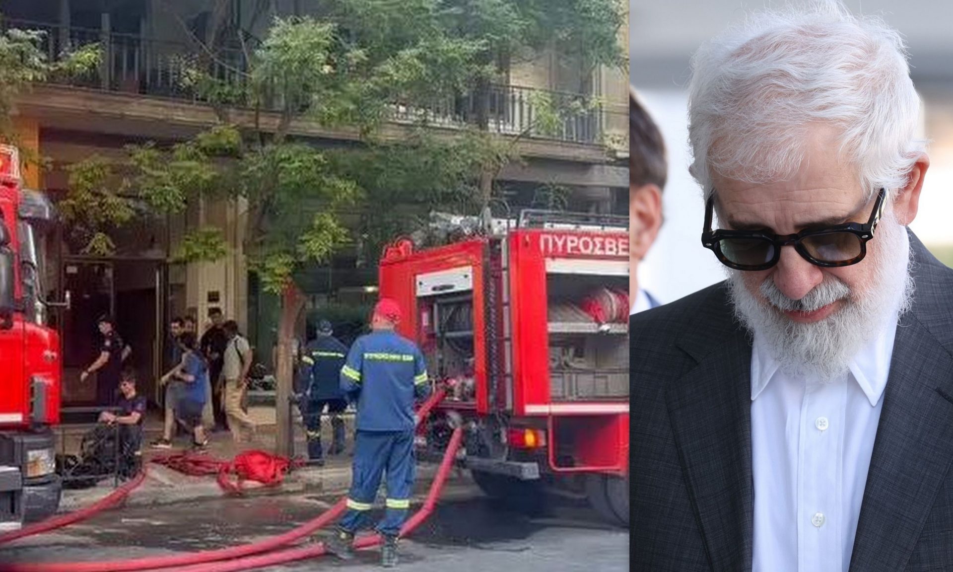 Οι πρώτες εικόνες από το διαμέρισμα του Πέτρου Φιλιππίδη που κάηκε