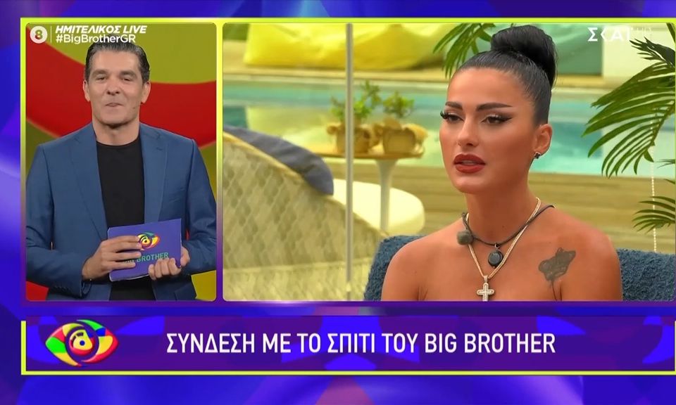 Big Brother: Ντύθηκε νύφη στον ημιτελικό-Το κόκκινο στην πιο εκρηκτική εκδοχή του πάνω στη Διονυσία