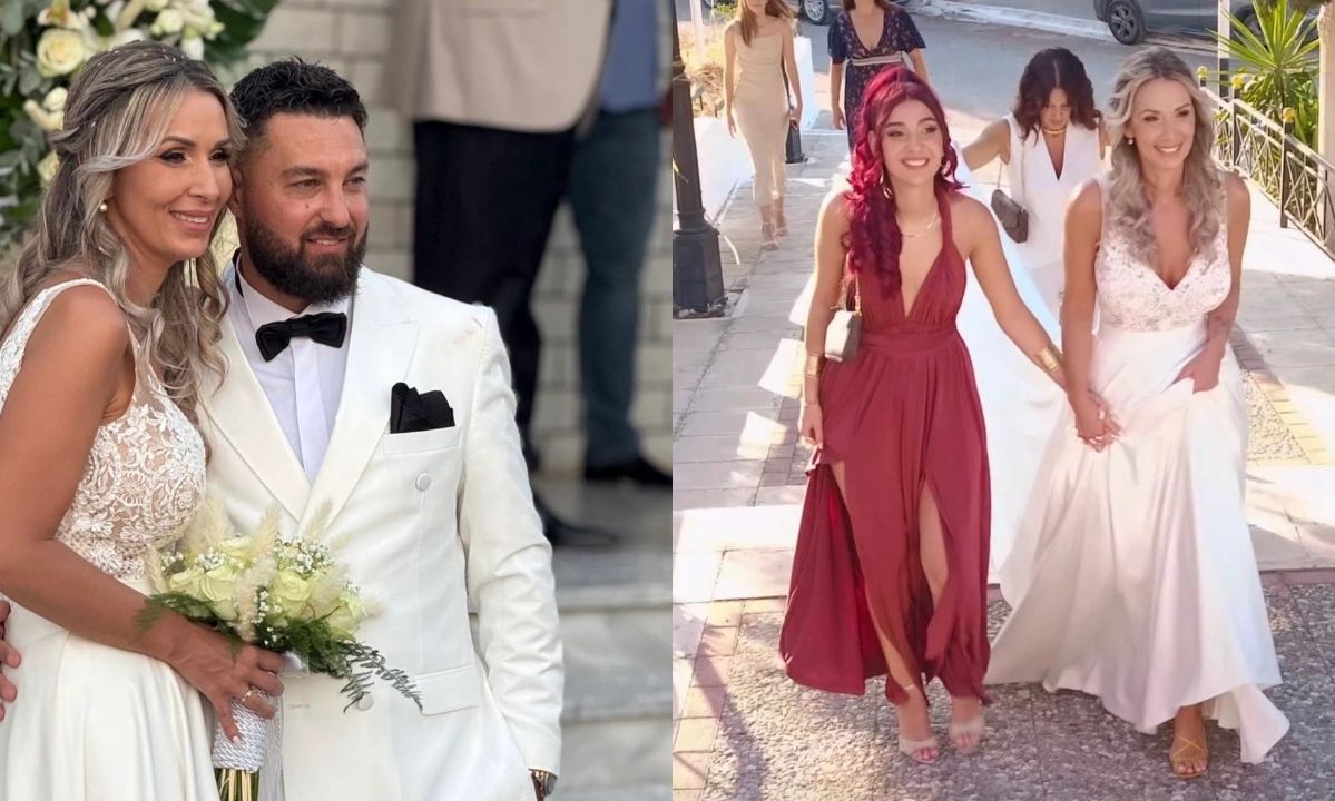 Παντρεύτηκε ο Τόνι Σταυράτης του Survivor! Το εντυπωσιακό νυφικό και η κούκλα κόρη