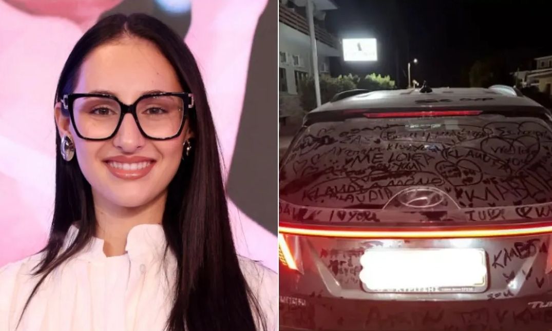 «Επίθεση» αγάπης στο αυτοκίνητο της Κλαυδίας - Δείτε πως το βρήκε μετά τη συναυλία της