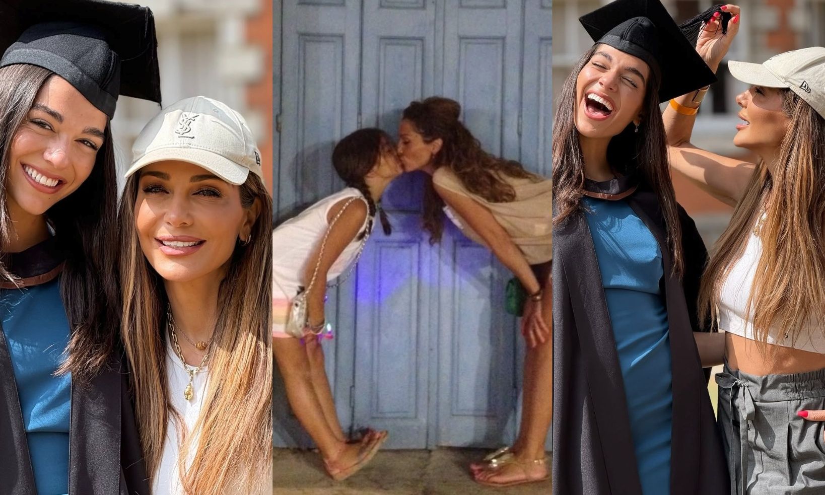 Υπερήφανη μητέρα η Βανδή: Στο Λονδίνο μαζί με τον Βασίλη Μπισμπίκη για την αποφοίτηση της κόρης της