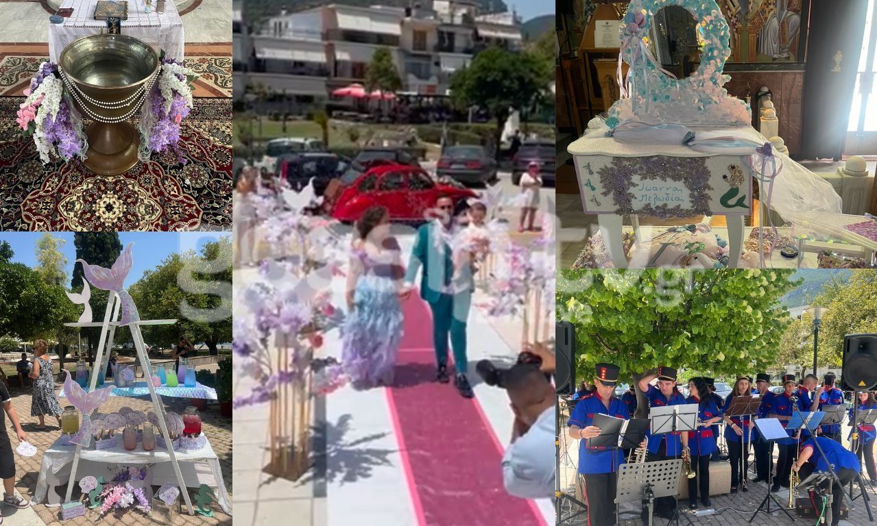 Αποκλειστικό Μαυρικίου-Ζήση: Οι πρώτες εικόνες από τη βάφτιση της κόρης τους στη Φθιώτιδα