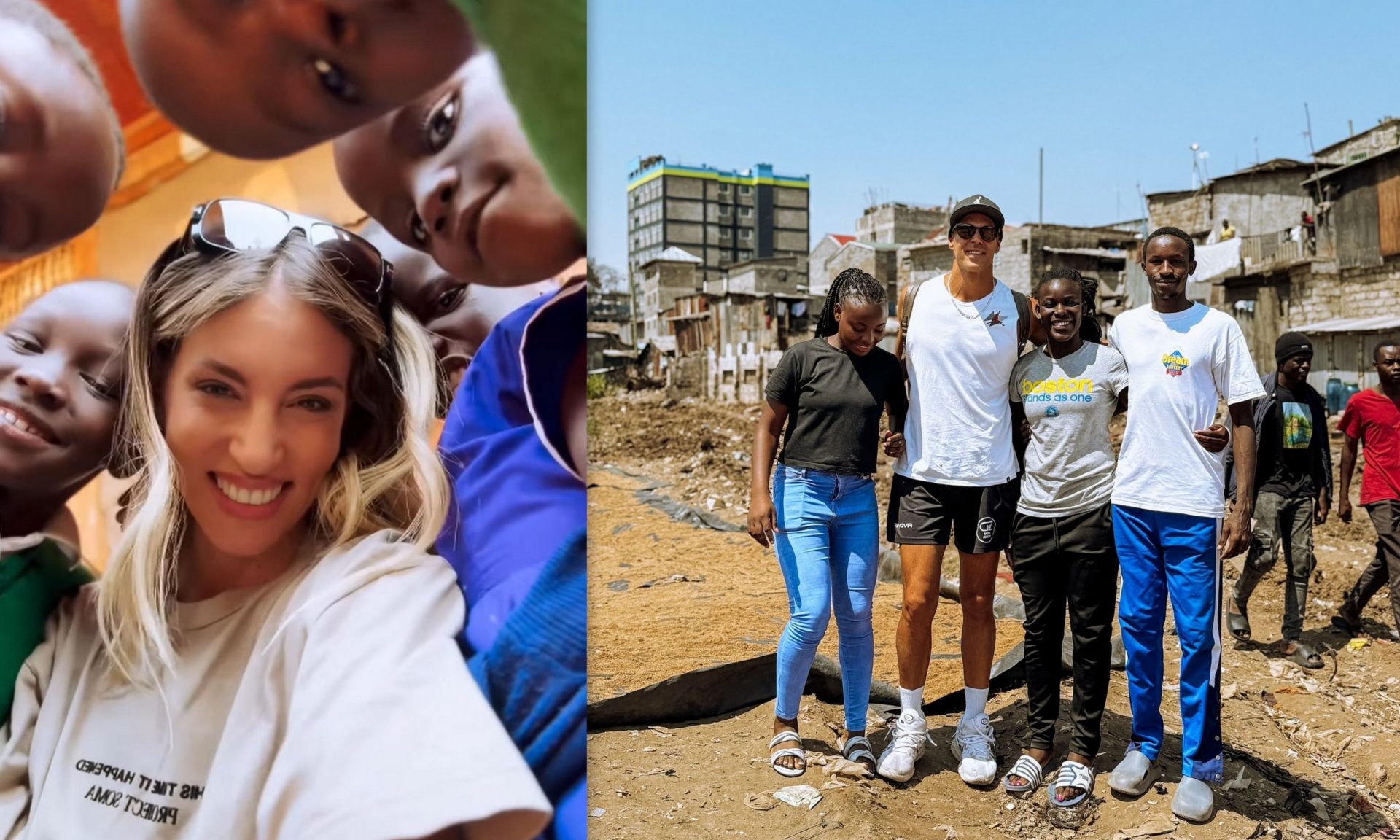 Οικονομάκου: Μαγεμένη από το ταξίδι στην Κένυα με τον Μπρούνο & την επίσκεψή τους σε παραγκούπολη