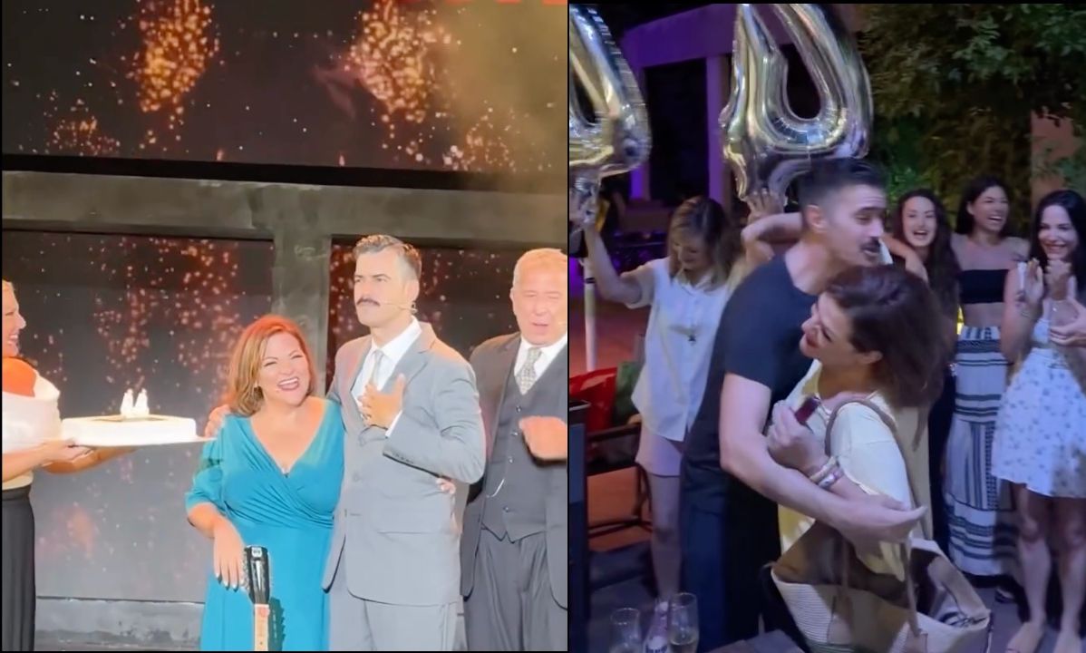 Τσιμιτσέλης: Η έκπληξη για τα γενέθλιά του στο θέατρο Άλσος και η Κατερίνα Γερονικολού