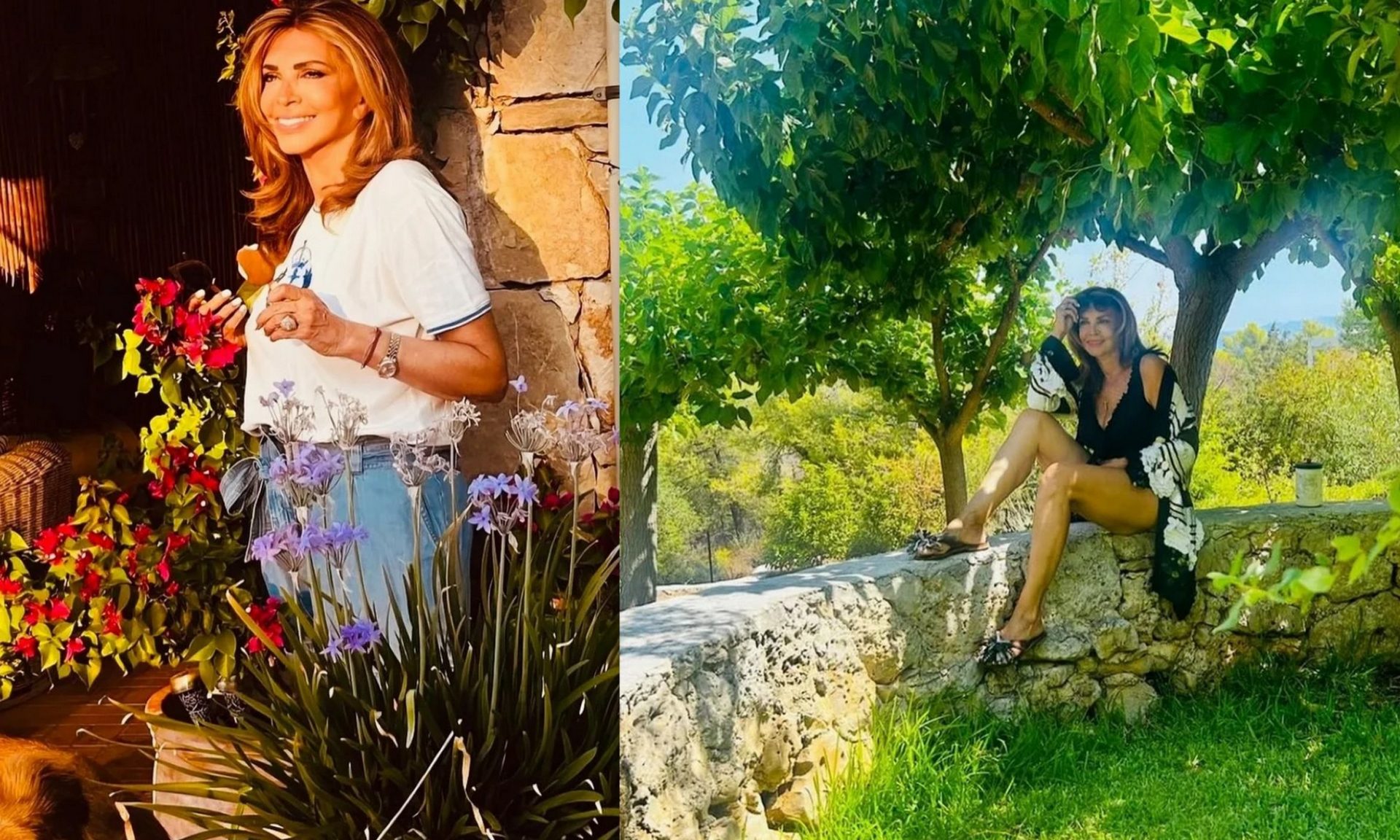 Μιμή Ντενίση: Ο κήπος στο σπίτι της στον Θεολόγο είναι ένας μικρός παράδεισος