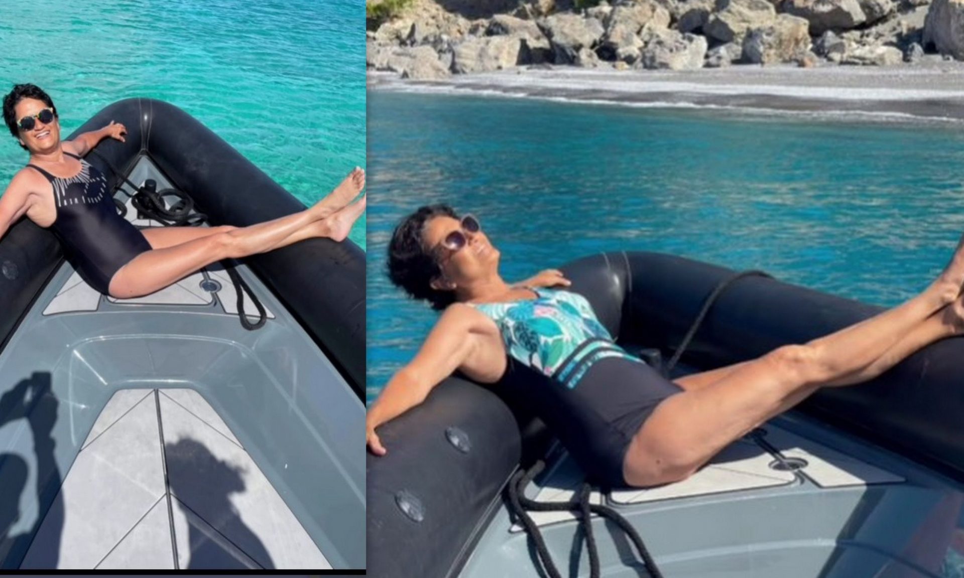 Άλκηστις Πρωτοψάλτη: Ακομπλεξάριστη! Ποζάρει με μαγιό πάνω σε σκάφος στα 70 της χρόνια