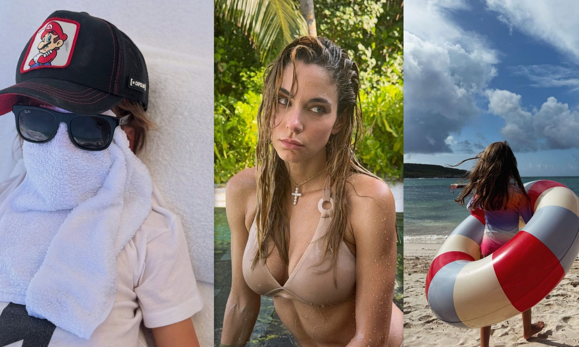 Δούκισσα Νομικού: Ξέγνοιαστες στιγμές με τα παιδιά της, Αναστασία & Σάββα στην παραλία