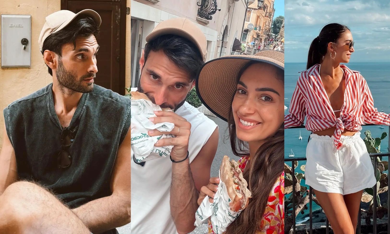 Άννα Πρέλεβιτς – Νικήτας Νομικός: To φωτογραφικό άλμπουμ των διακοπών τους στη Σικελία