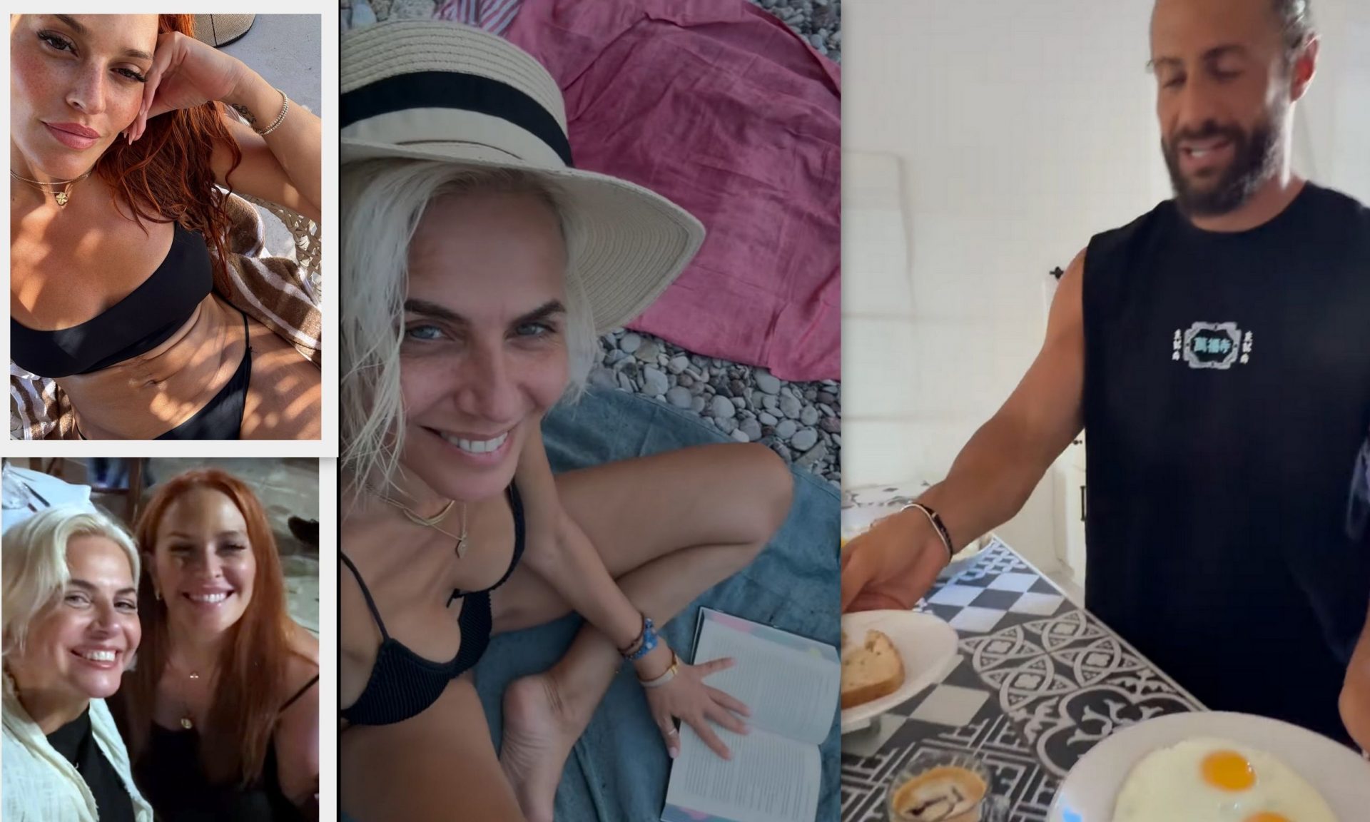 Μία μεγάλη παρέα στα Κύθηρα! Η Κοντοβά με το βιβλίο της, η Χρηστίδου ανέμελη & ο Βασάλος... σεφ!