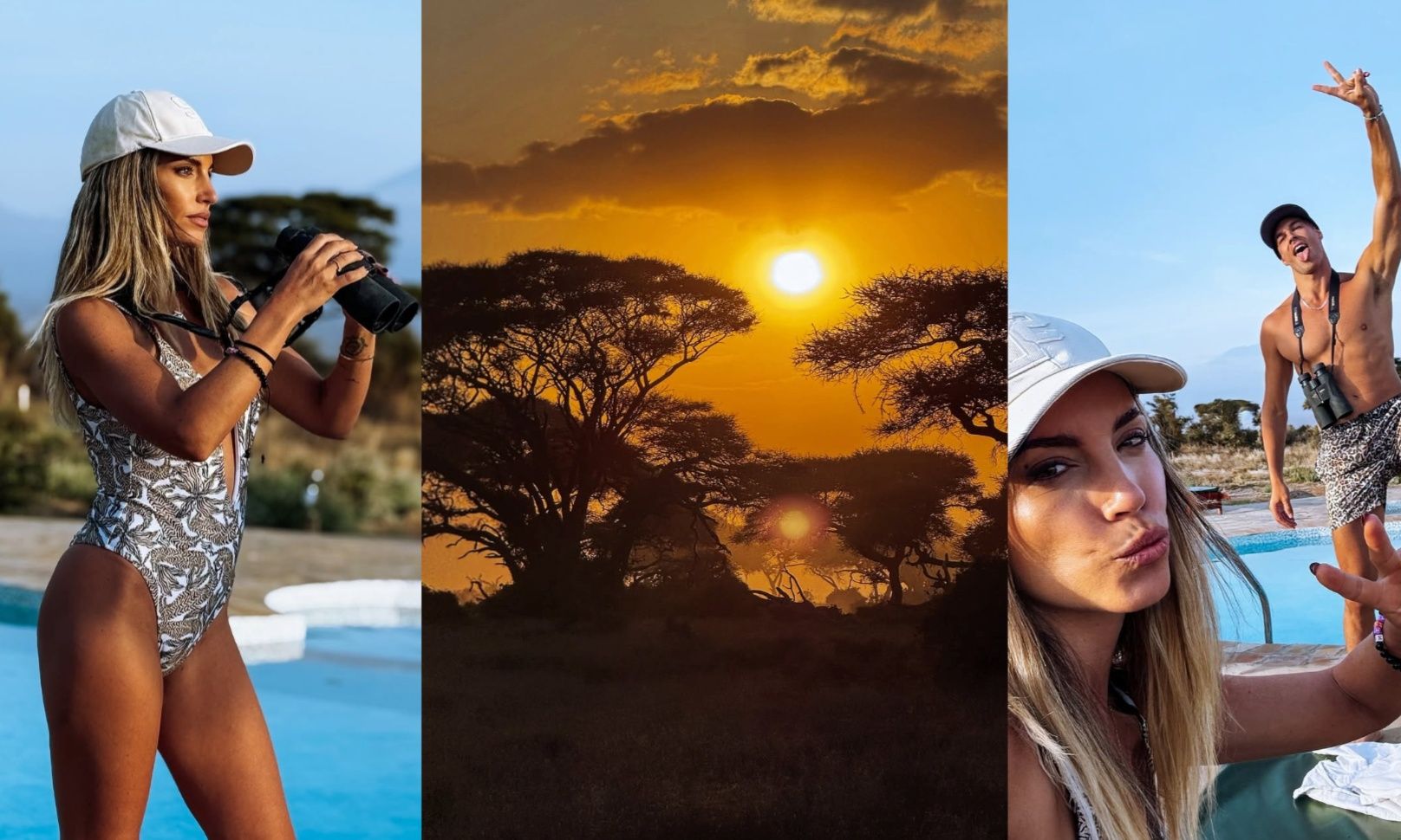 Αθηνά Οικονομάκου – Μπρούνο Τσερέλα: Οι νέες μαγικές εικόνες από το ταξίδι τους στην Αφρική