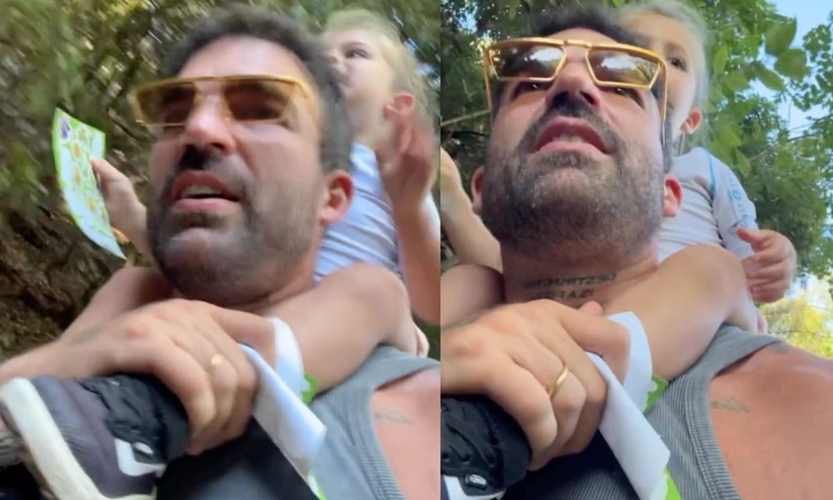 Δημήτρης Αλεξάνδρου: Εξόρμηση στο Φαράγγι του Ενιπέα με τον γιο του, Πάρη