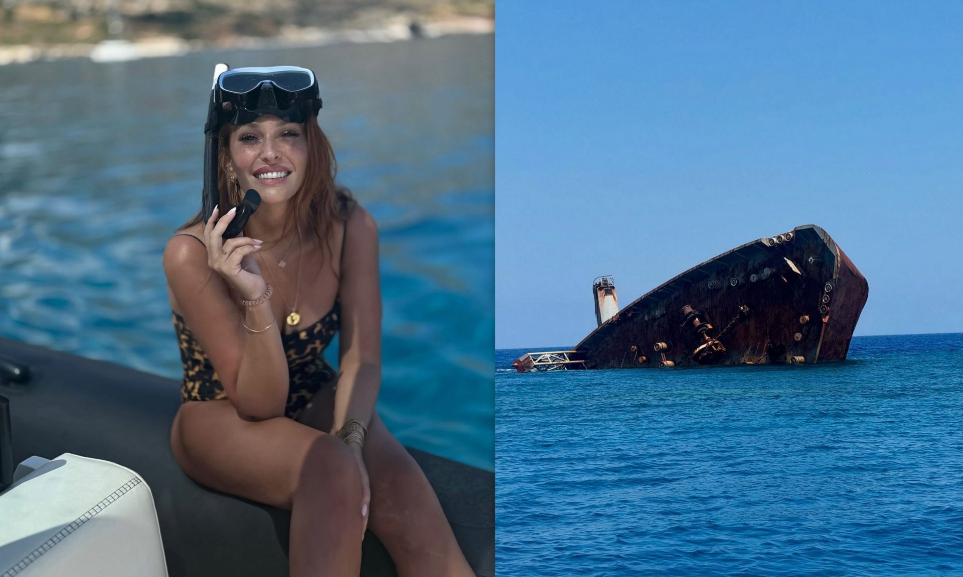 Η Χρηστίδου ως... άλλος Κουστώ βούτηξε για να εξερευνήσει το Ναυάγιο των Κυθήρων -Μαζί της ο Βασάλος