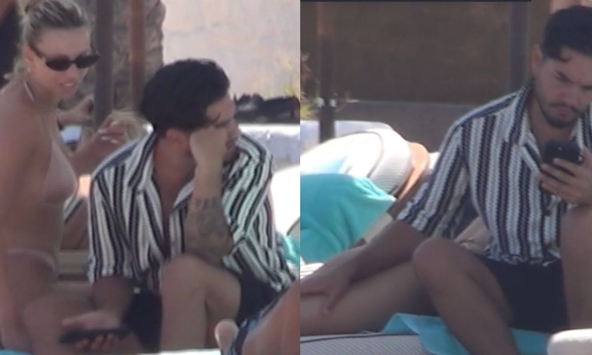 Μάστορας - Καληφώνη στη Μύκονο: Η κορμάρα της Γαρυφαλλιάς και ο Χρήστος με το κινητό στο χέρι